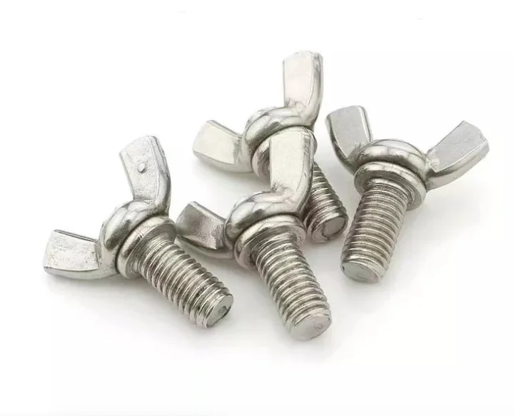 wholesale dish type square m6 m8 m10 304 316 2205 2507 317 GH3030 wing butterfly nut and wing nut