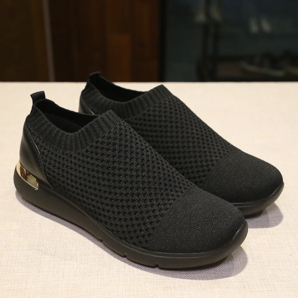 Оптовая продажа, женские повседневные дышащие кроссовки, дизайнерская Высококачественная спортивная женская обувь, новая стильная женская обувь на массивной подошве