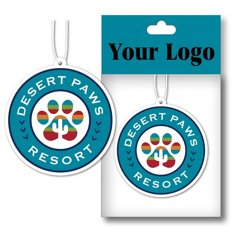 Factory cheap paper cards air freshener custom.