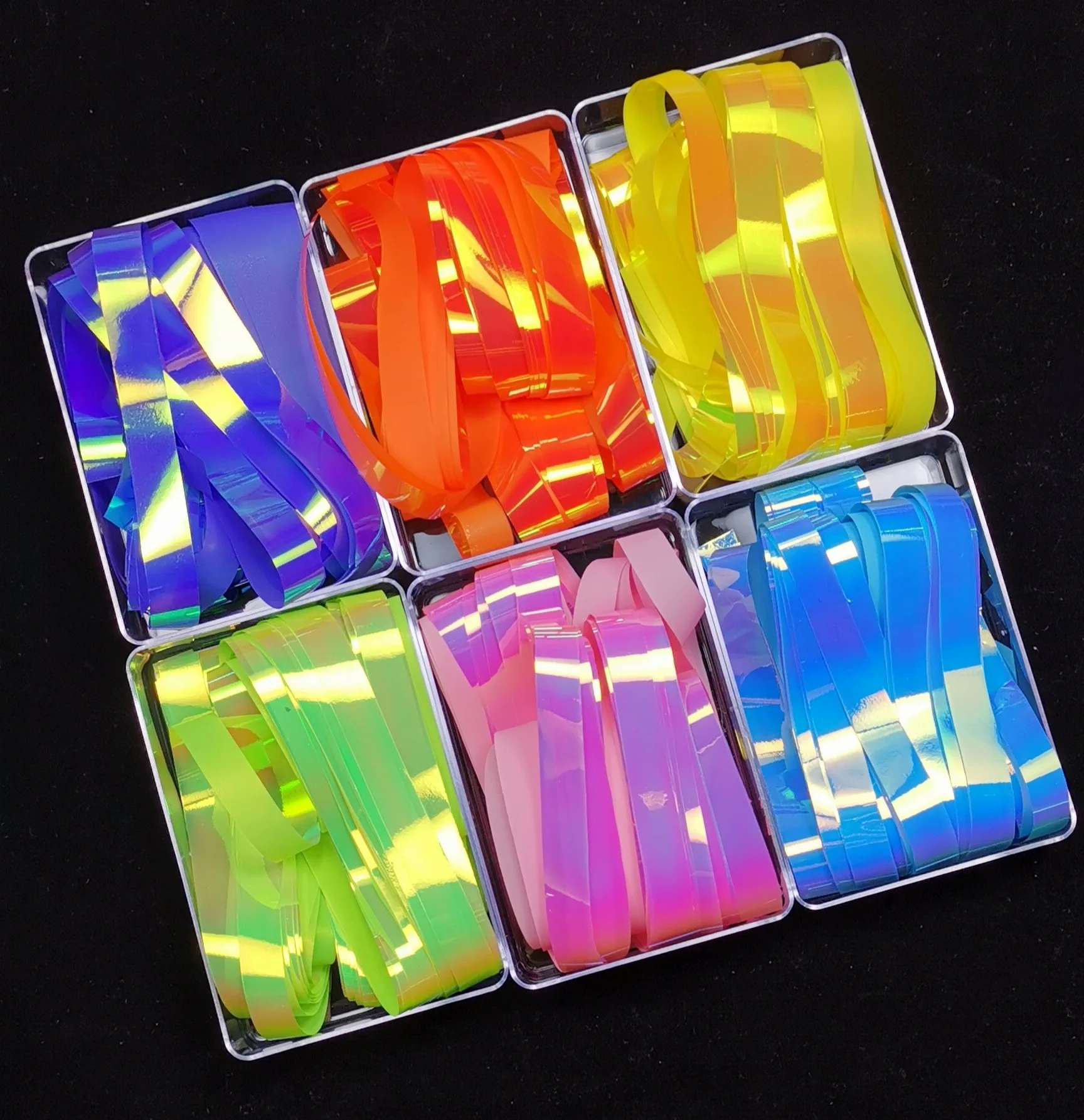 Net Red Colorful Ice Cube Cellophane Candy Nail Art Aurora Transfer Foil Laser Jewelry Decoration