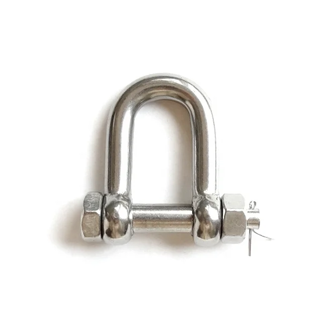 
Stainless Steel Bolt Chain Shackle With Safety Lock Pin 