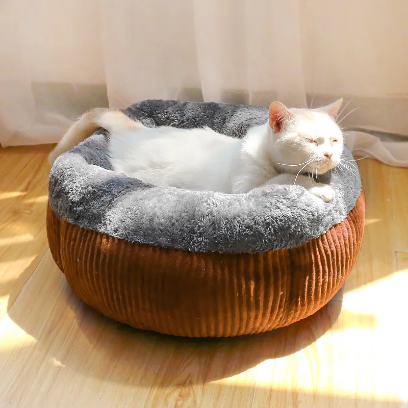 Manufacturers Sell Cat Nest Winter Warm And Comfortable Pet Supplies Cold Proof Closed Thickened Pet Cat Nest
