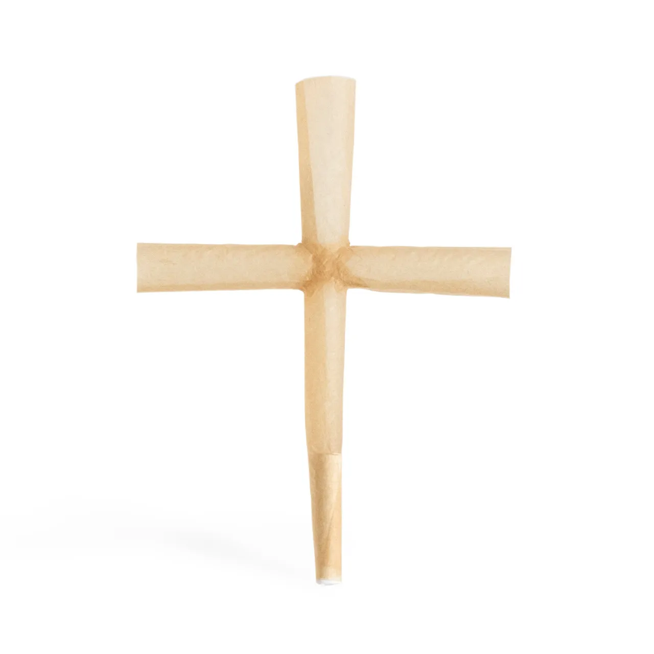 Custom Pre Classic King Size Natural Roll Cross Cone with Tips