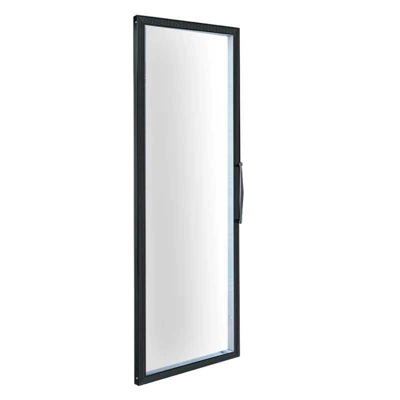refrigerator front and back self closing door tempered glass for refrigerator door glass