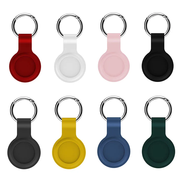 High Quality Silicone Protective Cover For Airtag Dog Collar Keychain Pet Tracker Holder For Apple Airtag Case For Airtags