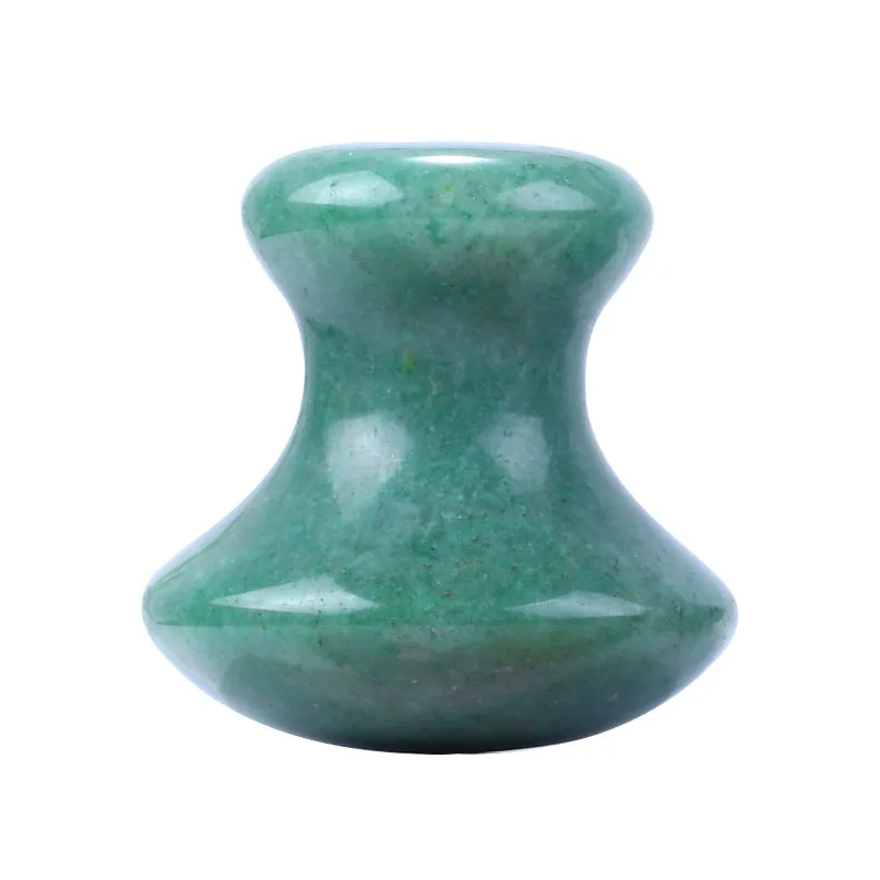 1PC Massage Scraper SPA Therapy Jade Board Face Massager Gua Sha Tool Natural Rose Quartz Mushroom Facial Back Foot Acupuncture
