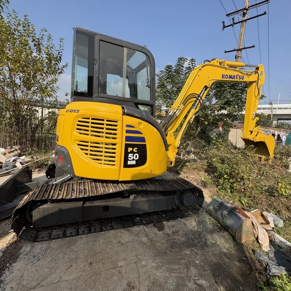 Excellent Condition Used Komatsu PC50MR Mini Excavator Japanese Model with Core Components-Engine Pump PLC in Crawler Type