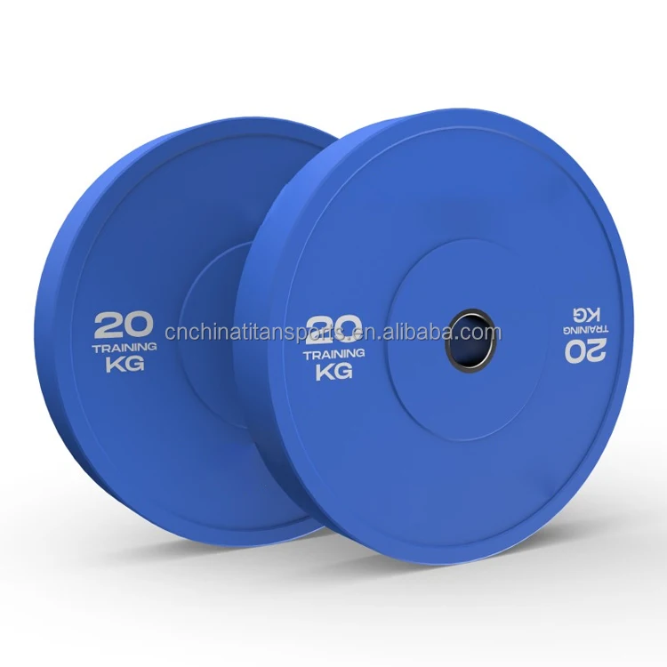 Custom Logo Cross training fit Solid Rubber Bumper Weight Plate
