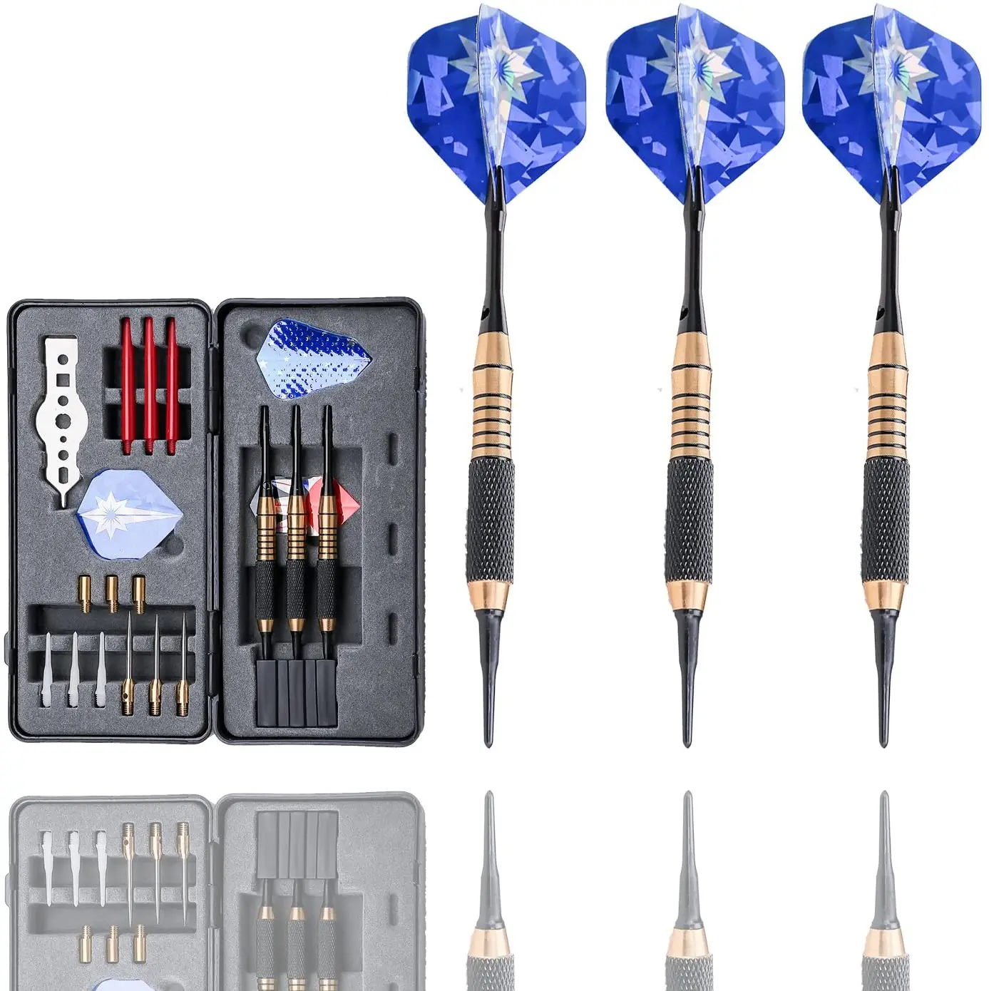 Пользовательские дротики, стальной наконечник, железный, нержавеющая сталь, вольфрам, набор дротиков Amazon
