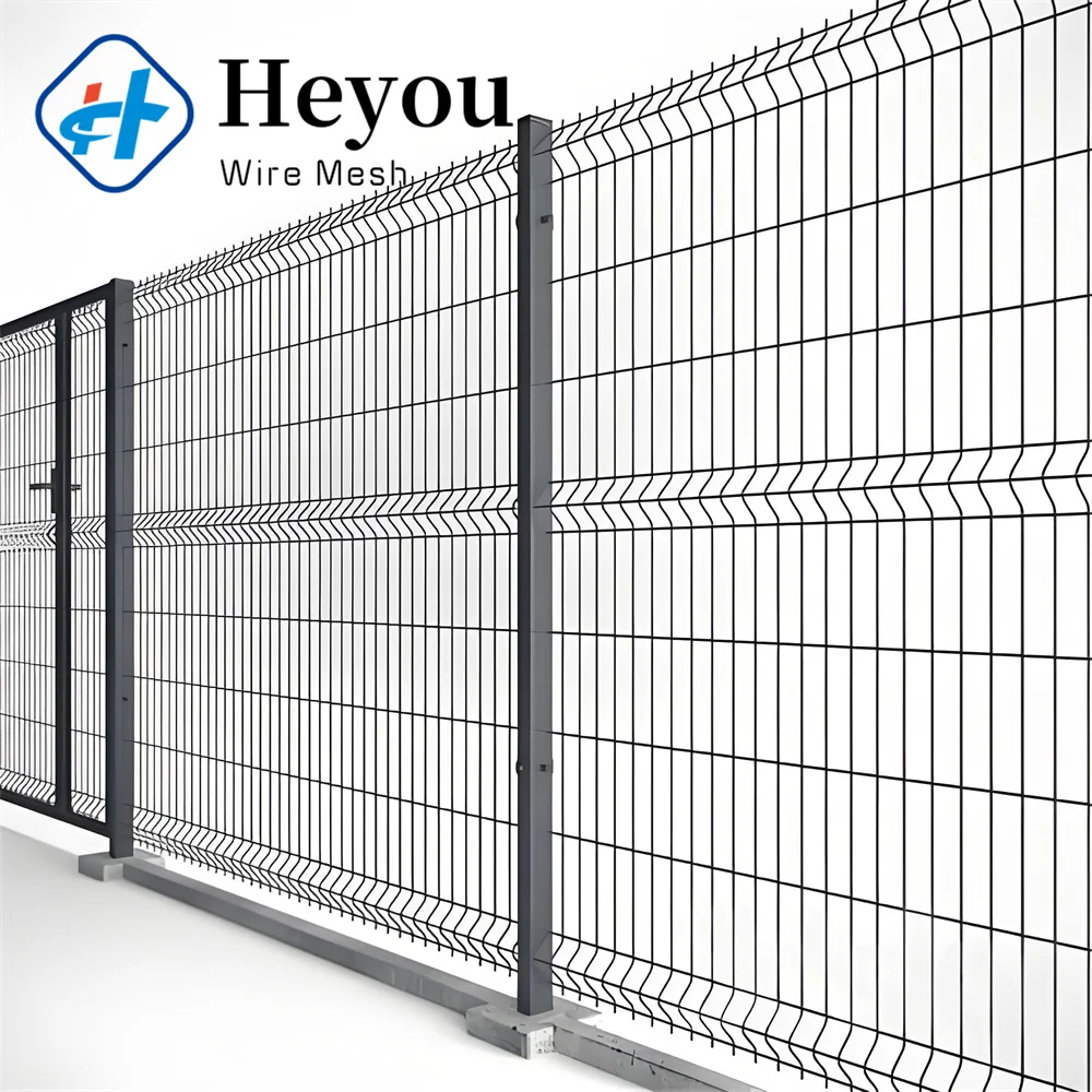 Best Quality Home Outdoor Decorative 3d Curved Welded Wire Mesh Fence 3D Security Fence