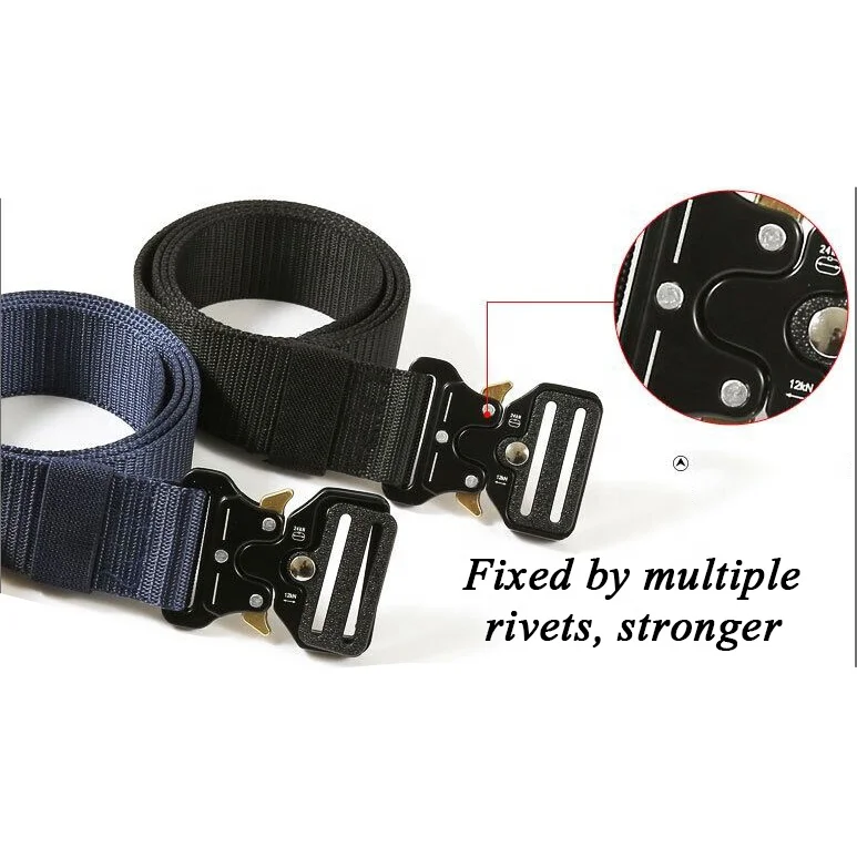 Outlet Fashion Designer Adult And Children Belt Buckle Metal Nylon Canvas Black Belts In bulk
