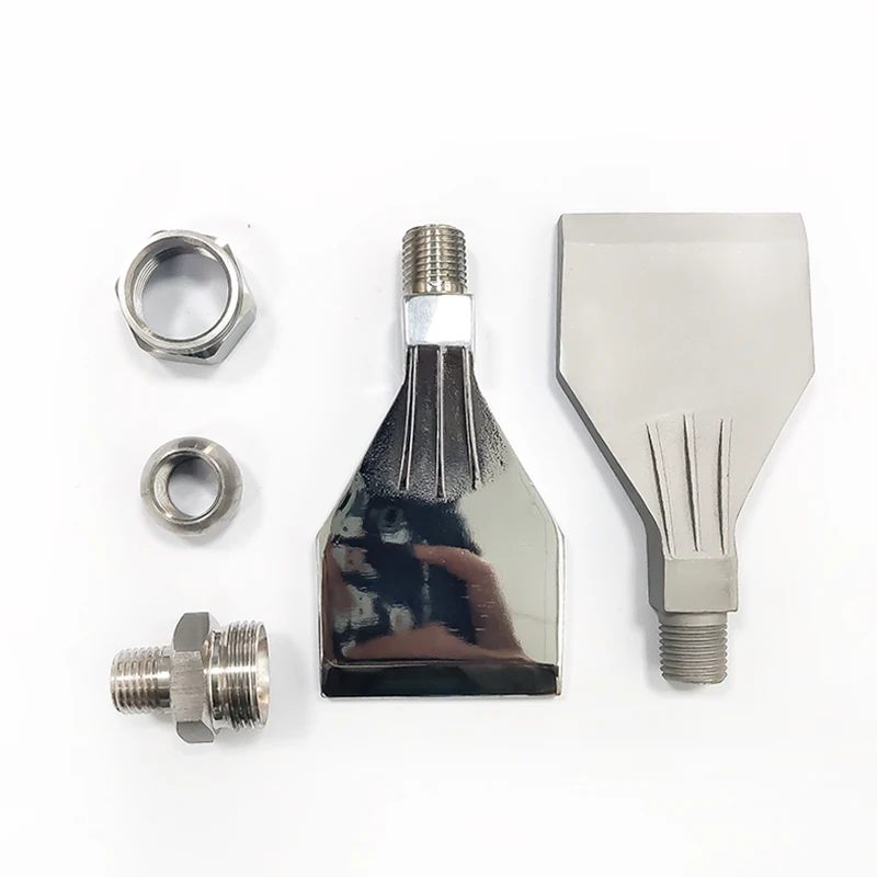 Metal Adjustable Swivel Rotary High Pressure Water Jet Flat Fan Spray Nozzle