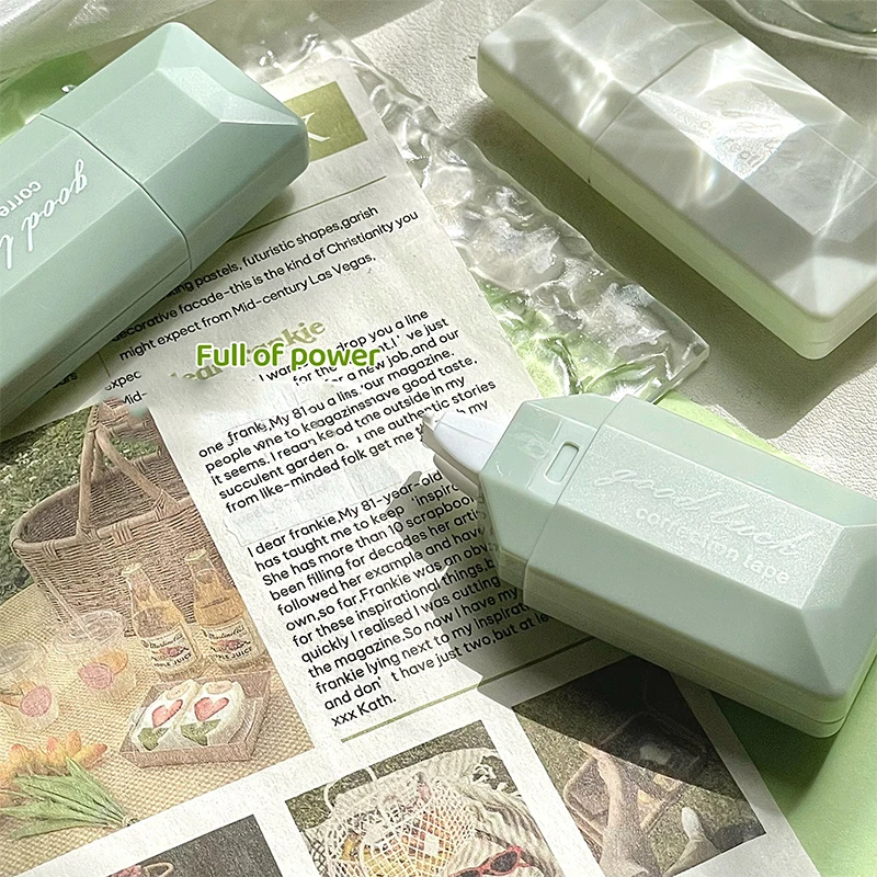 Compact Portable Card-Type Colored Correction Tape with Student Stationery for Office Use