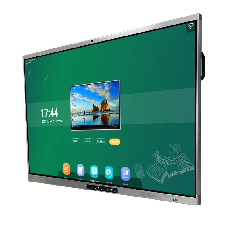 65 inch UHD interactive flat panel for conference LED smart interactive flat panel