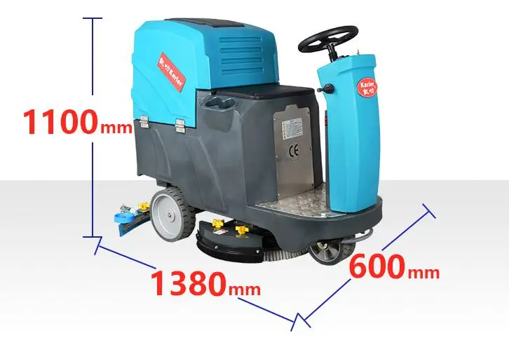 Hot Selling Ride-on for Industrial Factory Scrubber Commercial Washing Cleaning Floor Scrubber Machine