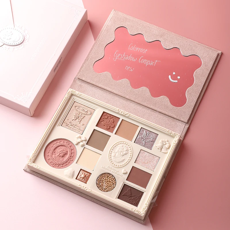 Popular cosmetic grade private label multicolor luxury mini eyeshadow palette high pigmented Butterfly eyeshadow palette