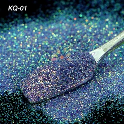 Polyester Holographic Mixed Size Glitter For Nail Art And Glitter Resin Tumblers Peacock Glitter