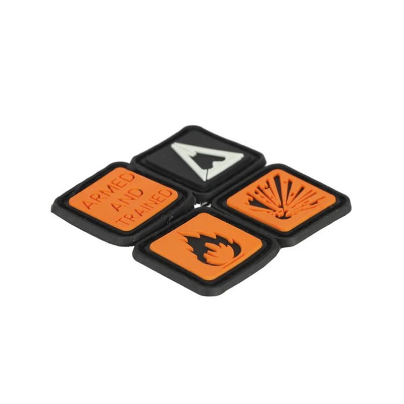 Custom France Patch Tactical Badges Rubber Patches 3D PVC Patches