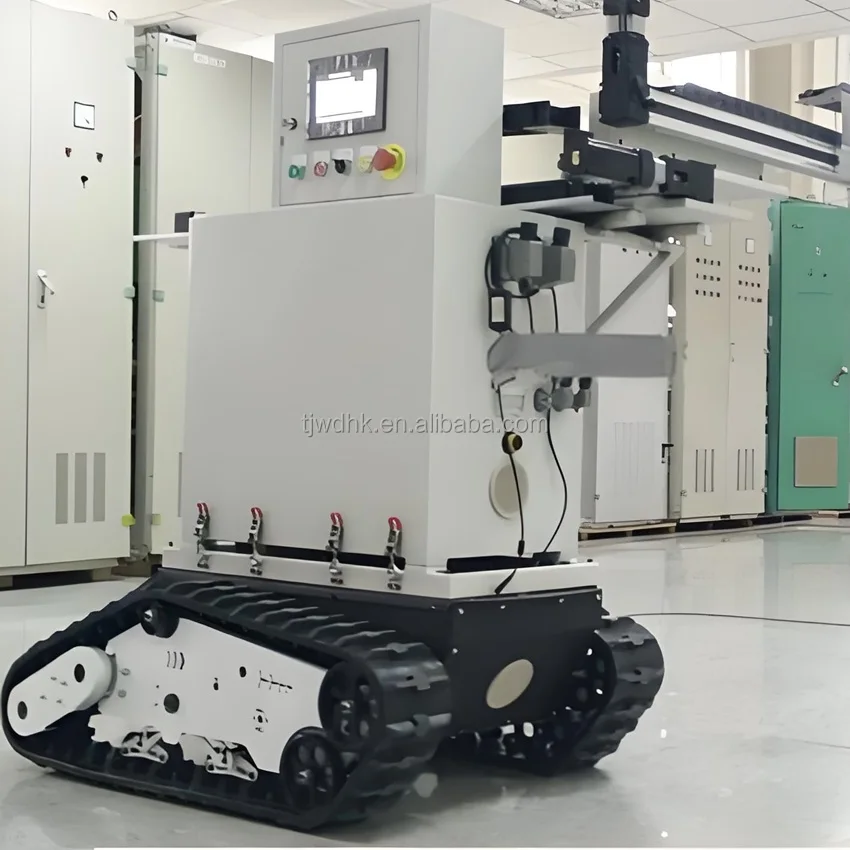 High Quality Customized Width Tracked Robot Stair Climber Rubber tank Chassis