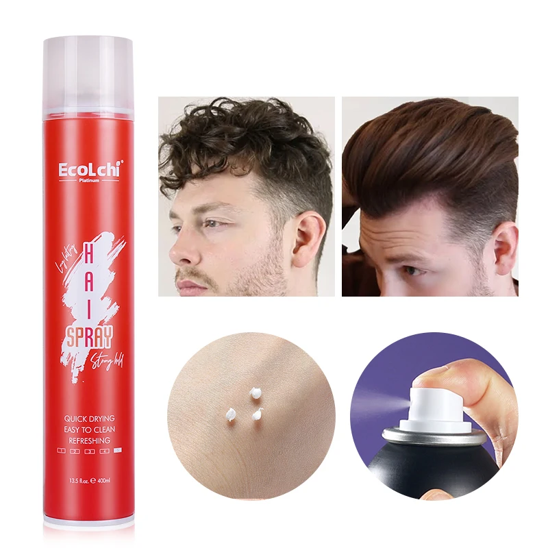 Ecolchi Customized Hair Spray Organic Herbal Argan Oil Hair Care Nourish Strong Hold Hair Styling Spray