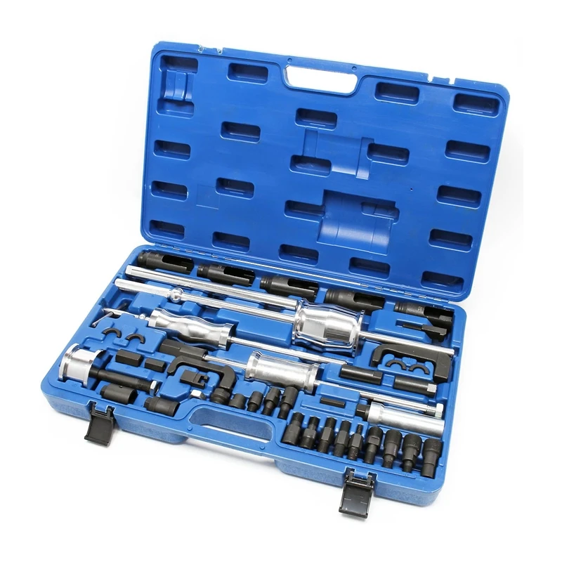 Factory Outlet Black Carbon Steel 40pcs Common Rail Injector Extractor Diesel Puller Set Applies To Most Diesel Injectors