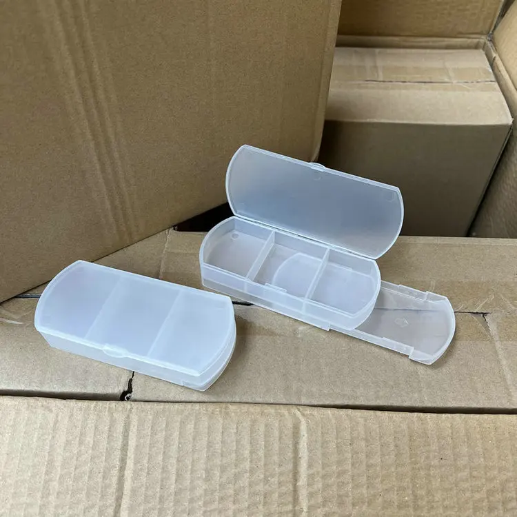 MM-BAB020 Customized Logo Multifunctional plastic pill box with Band-aid Storage Case