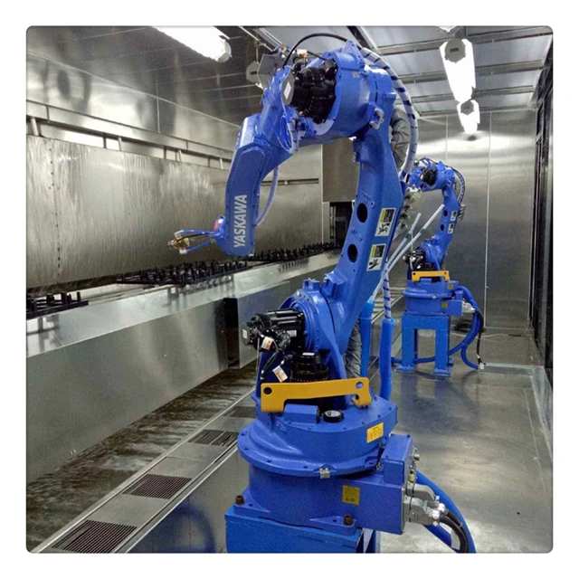 Промышленное многоосевое автоматическое роботизированное оборудование для распыления краски порошковым покрытием