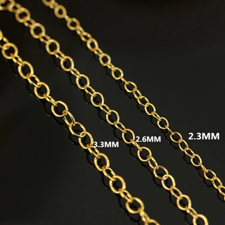 Best quality 14K gold filled extension chain for jewelry making bracelet necklace
