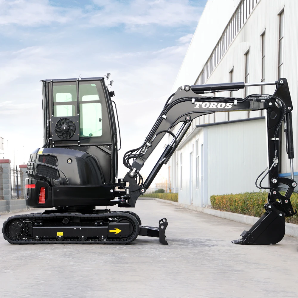 FREE SHIPPING 3.5 Ton Mini Excavator EPA EURO 5 Kubota Engine mini excavator 2 ton Digger Machine Farm Used Mini Excavator price