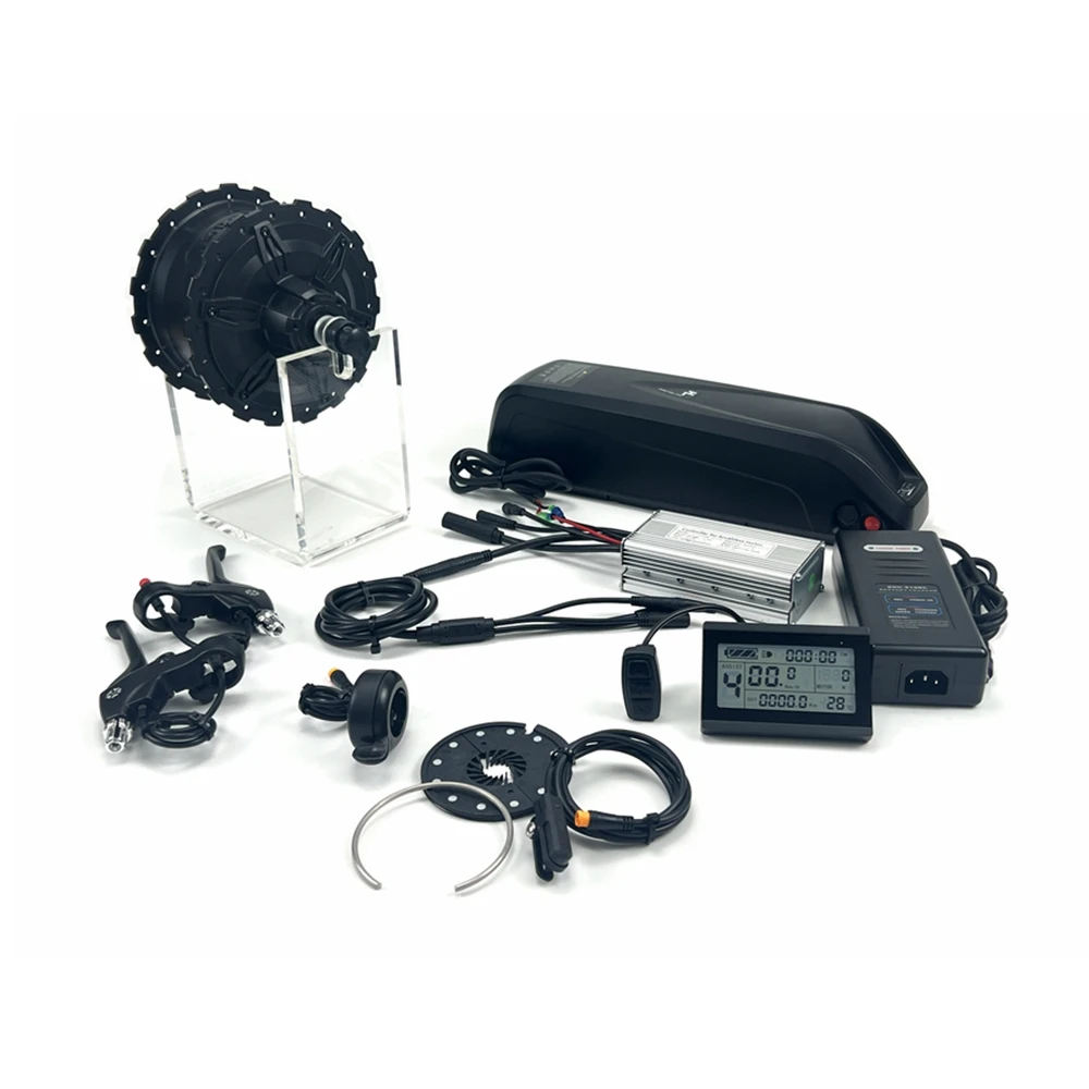 20 24 26 27.5 28 Inch 700C Ebike Motor Conversion Kit 36V 350w500w750w Hub Motor Front Rear Wheel with Hailong Battery