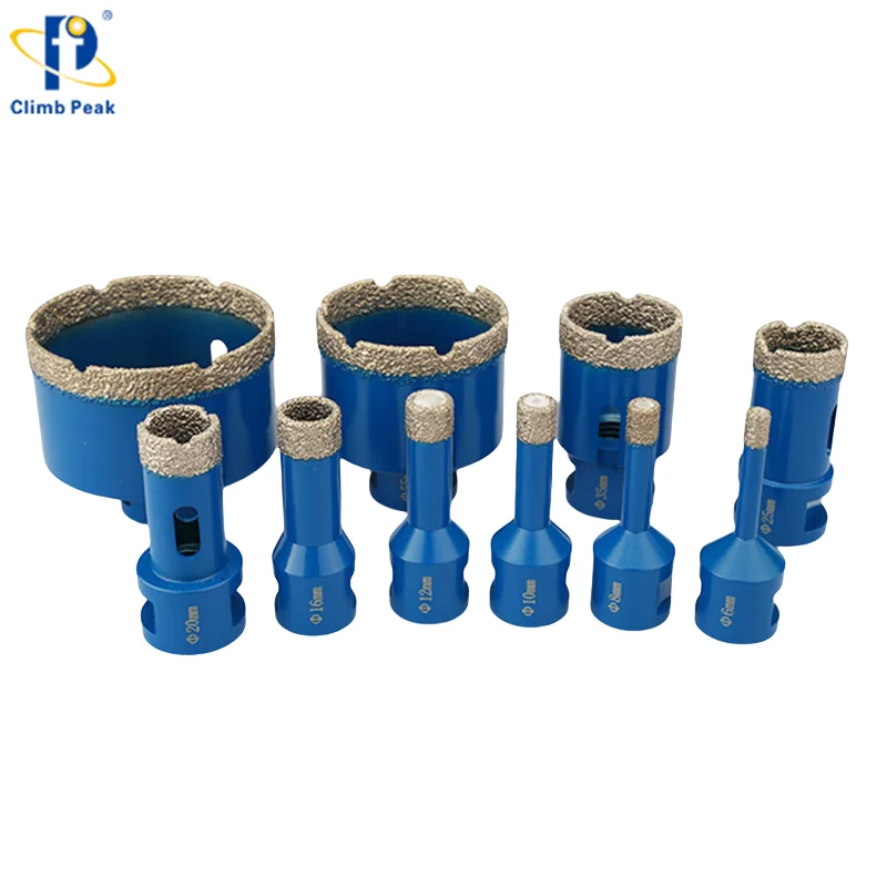M14 Diamond Core Drill Bit Brazing Tile Hole Saw Marble Granite Ceramic Glass Tipped Drilling Bits Fast Speed Hole Opener