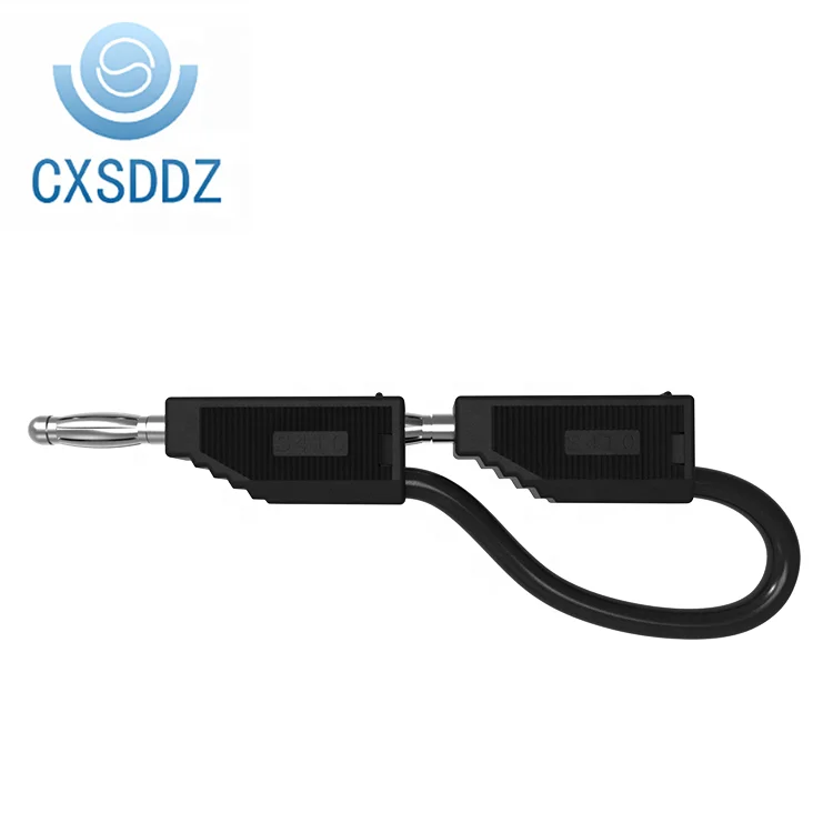 CXSDDZ-S410-4   Stackable Banana Plug Test Leads 4mm  Instrument Cable For Lab Test
