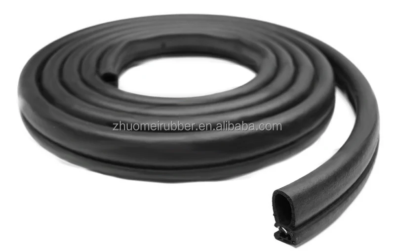 Car Door Rubber Side Bulb Seal Weatherstripping