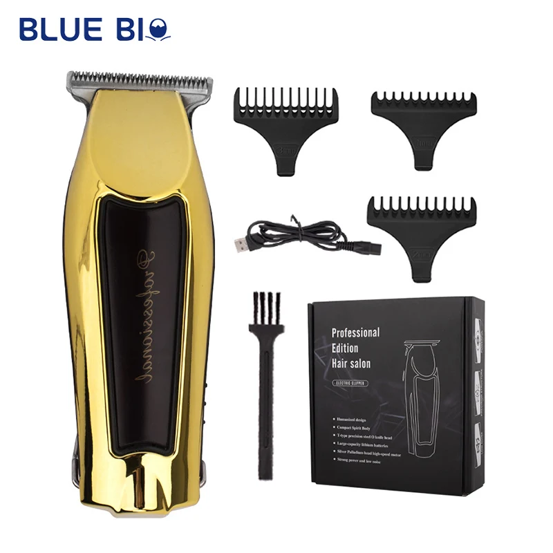 USB Rechargeable T Shape Liners Beard Oil Head Men Edge Trimmer Clippers