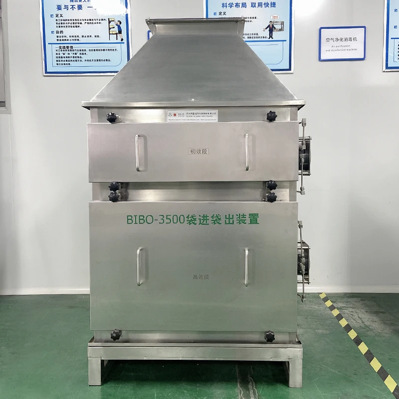 Filter efficiency99.99%@0.3um Bag in bag out filter Environmental friendly