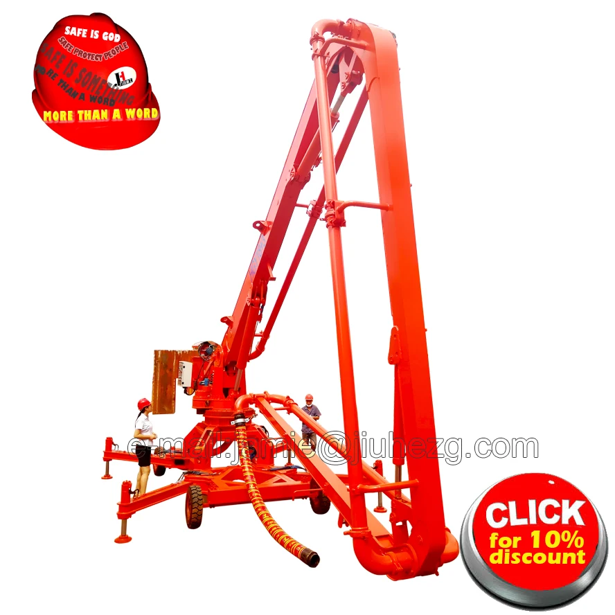 
Factory price JH HDG18 PUMP concrete placing boom for sale 