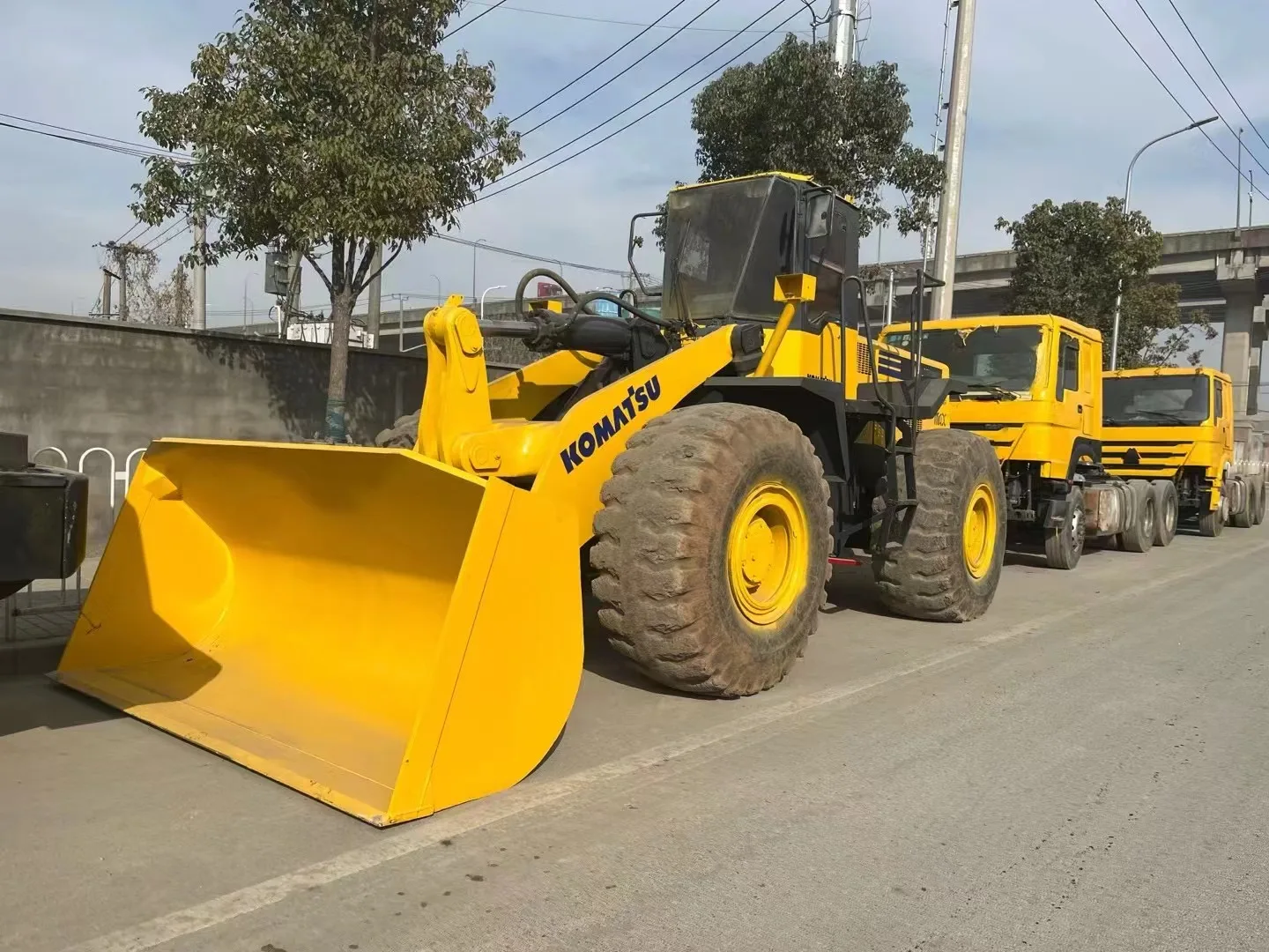 Original Japanese wheel loaders used Komatsu 470 for sale