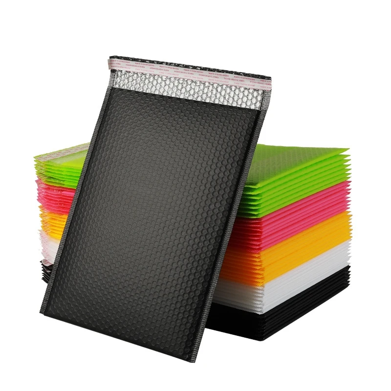 
High Quality Recycled Waterproof color Custom Envelope Air Bubble Padded Shipping Packing Mailer Delivery Mailing Bag 