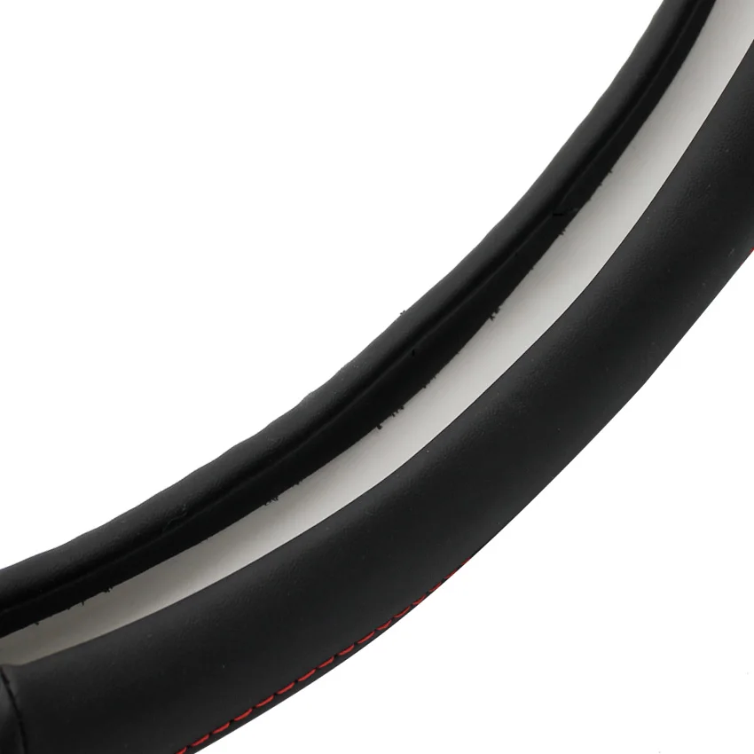 wholesale design custom pu/pvc embroidered baseball car steering wheel cover for women