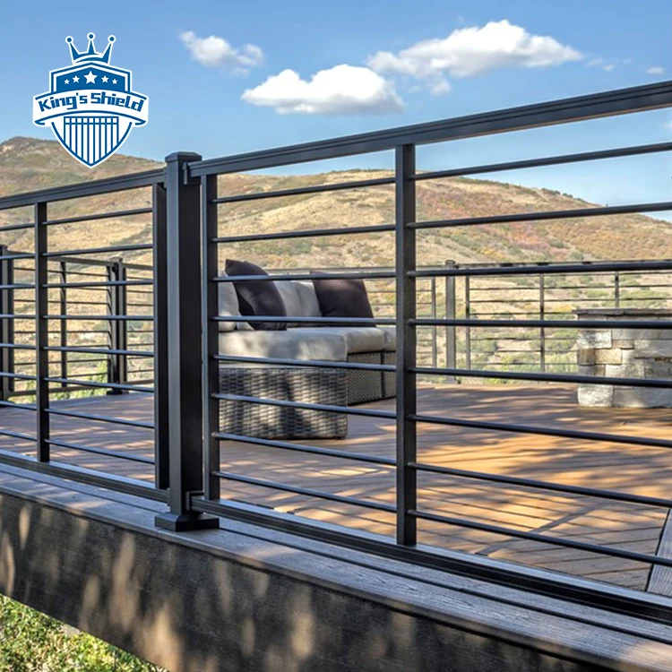 Decorative High Quality Aluminum Fence Customized Balcony Railing balconies veranda terrace Stair Handrailing