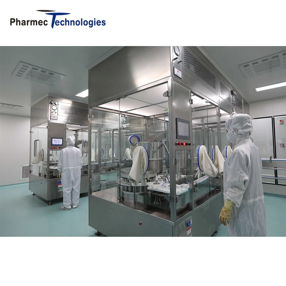 Pharmaceutical Automatic Sterile Powder Vial Filling and Capping Machine