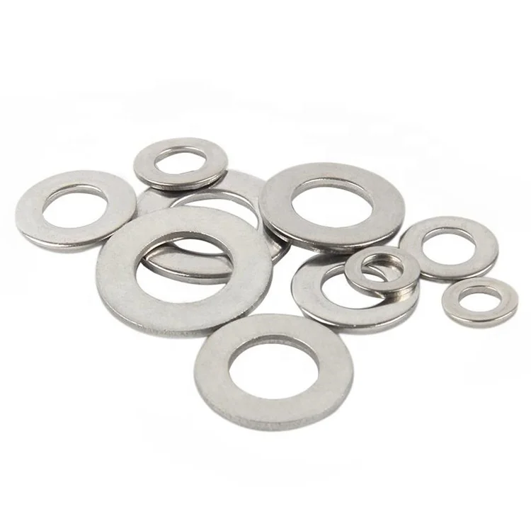 Customized laser cutting less burrs stainless steel brass copper aluminum round ring shims flat washer metal gasket