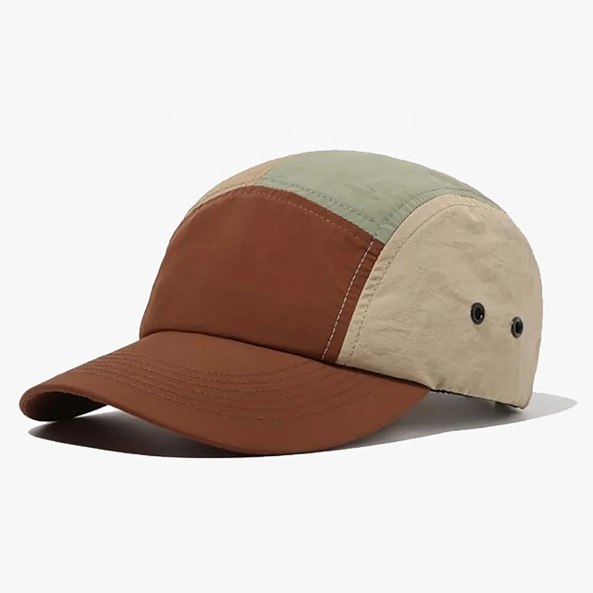 custom nylon waterproof water proof outdoor quick dry fit dry-fit camp running 5-panel five 5 panel 5panel caps hats for men