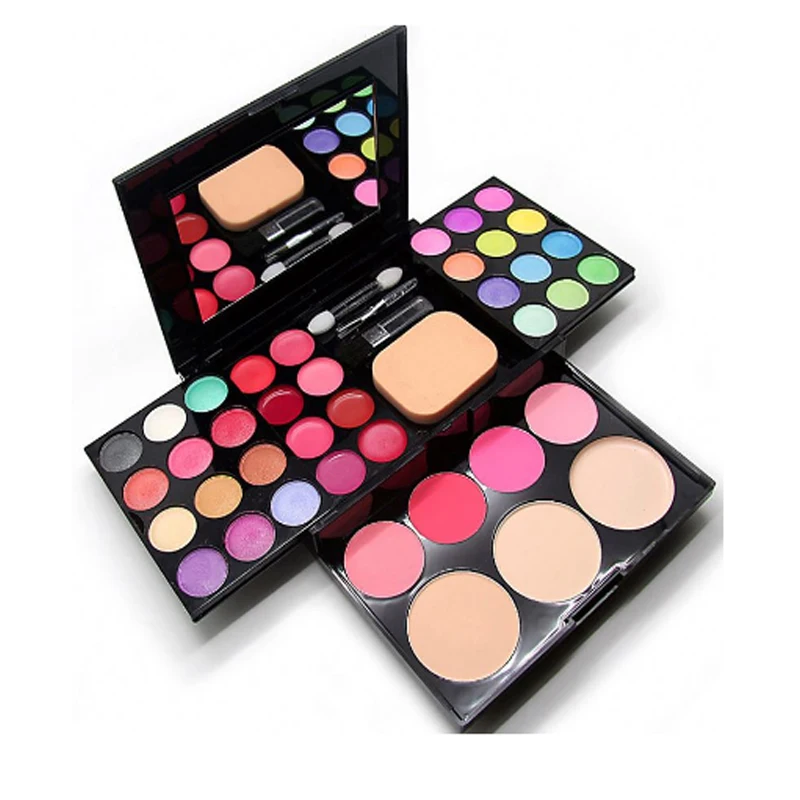 6328B Wholesale ADS professional Organic Women face makeup kit full set box cosmetic original makeup blush cheap gift makeup set