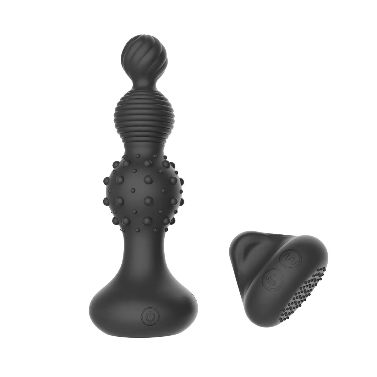 
USB Rechargeable Smooth Skin-Friendly Silicone Anal Anus Vibrator 