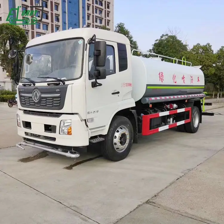 Dongfeng 4*2 sprinkle Water Tanker Truck Bulk Water Carrier 10000 Liters 190hp water pump tanker for hot sale