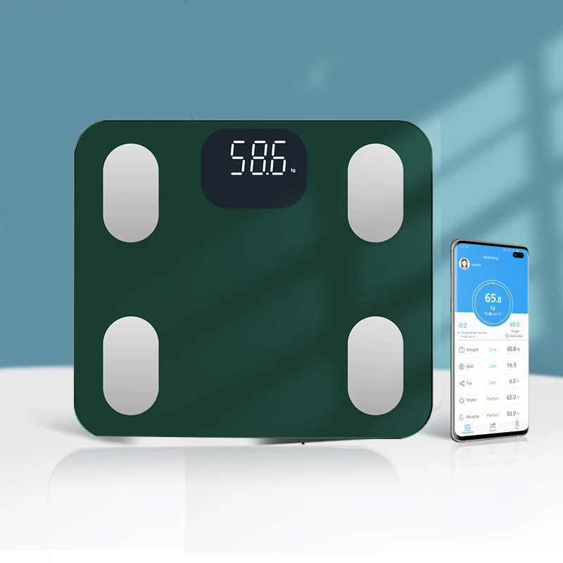 Oem Glass Platform Personal Human Body Fat Percentage Scale Digital Smart Bmi Monitor Weight Scale