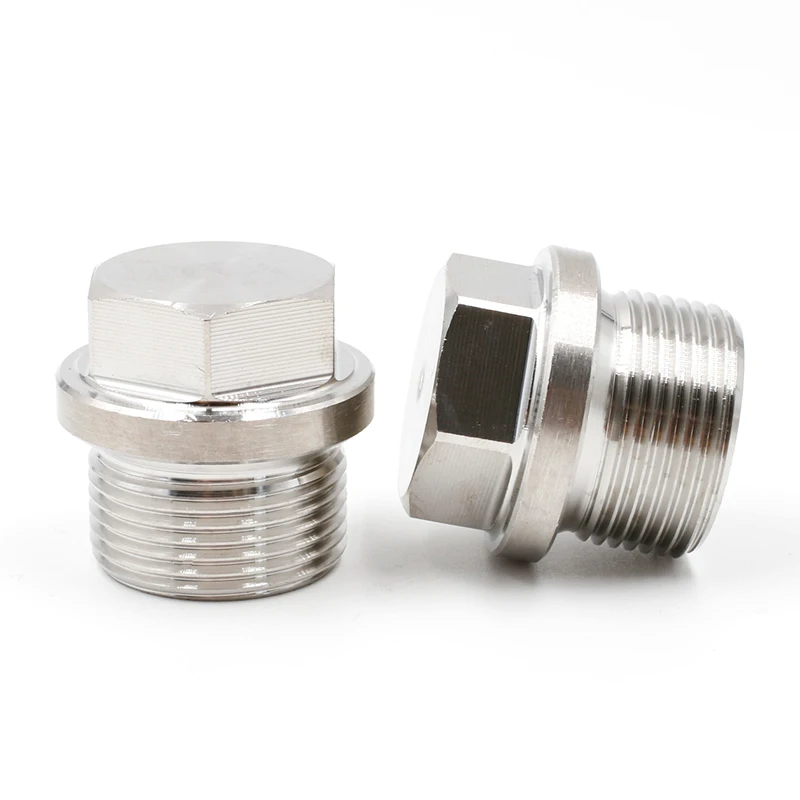 DIN910 Stainless Steel Hexagon Socket Head Plug G1/8 G1/4 G3/8 G1/2 Gex Plug cnc Machining
