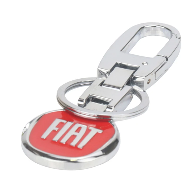 Personalized Alloy Keyholder Custom Laser Engraved Metal Keychain Car Logo Enamel Key Ring Key Tag