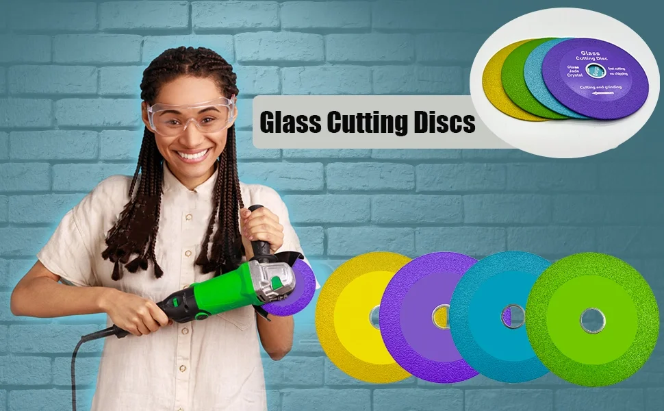 Ultra-Thin Saw Blade Wheel Glass Ceramic Cutting for Angle Grinder, Diamond Ultra-Thin Saw Blade for Smooth Cutting, Grinding